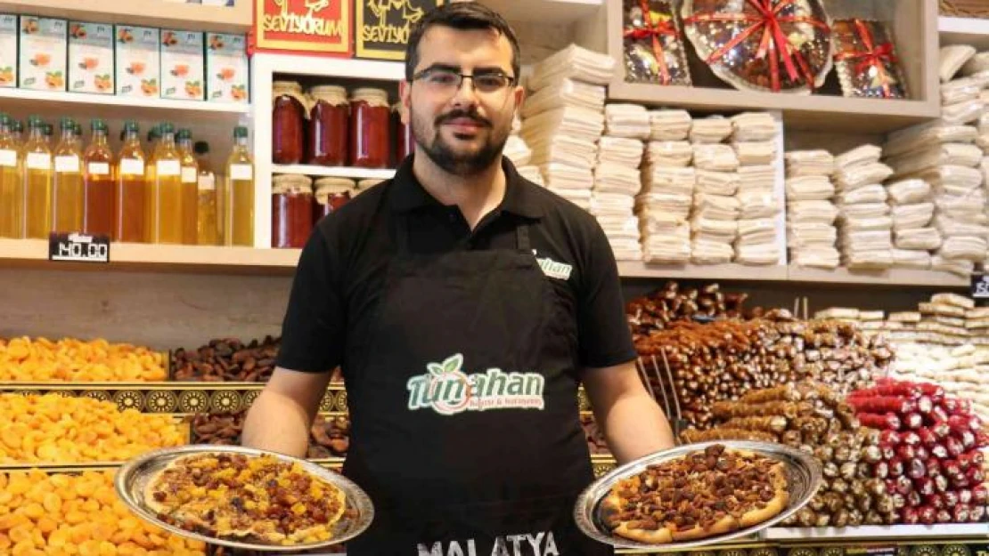 Kayısıdan pizza yaptı