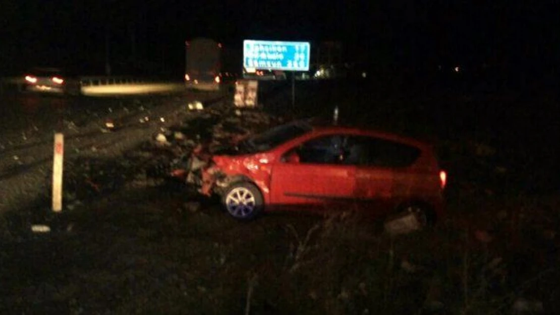 Kaymakam otomobili ile kaza yaptı: 1 kişi yaralandı