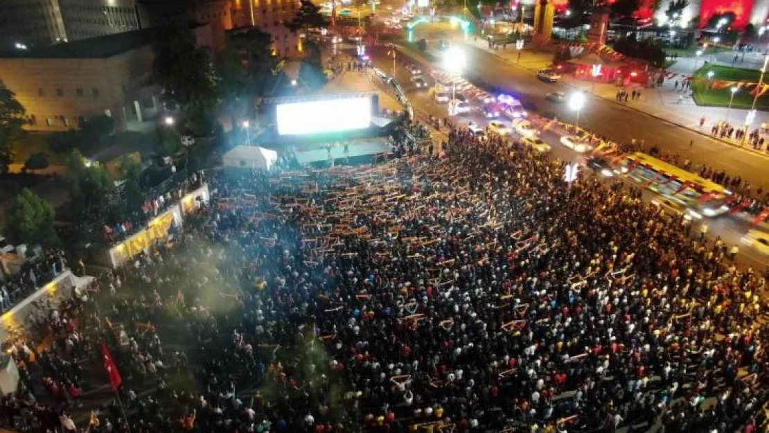 Kayseri'de kupa coşkusu