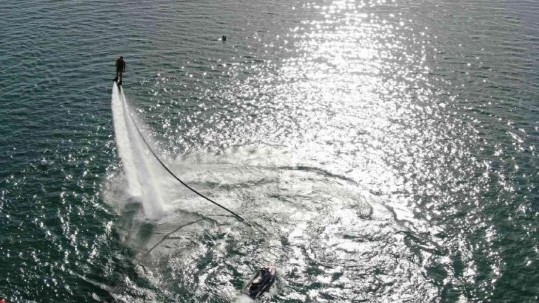 Kayseri'de Türkiye Su Jeti ve Flyboard Şampiyonası Finali nefes kesti