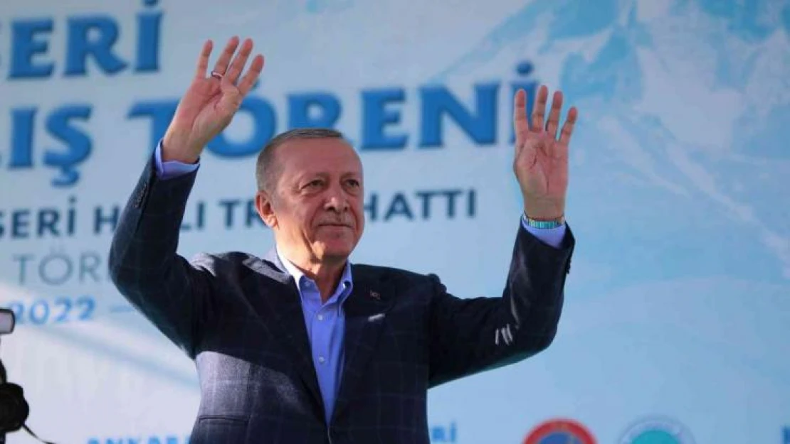 Kayseri'den Cumhurbaşkanı Erdoğan'a anlamlı pankart