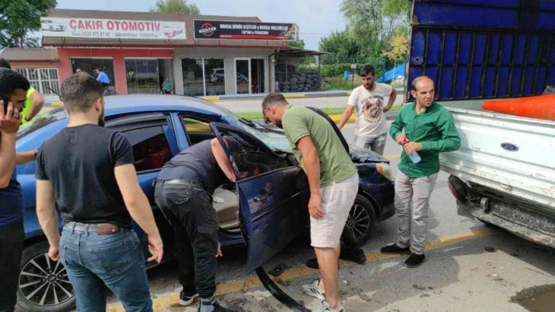 Kazada kopan parmağı bulmak için seferber oldular