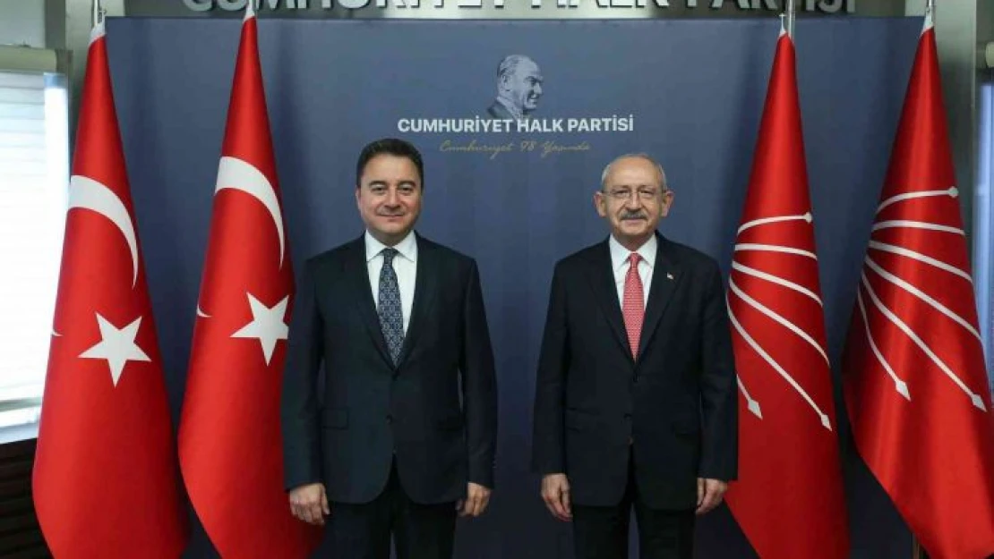 Kemal Kılıçdaroğlu, DEVA Partisi Genel Başkanı Babacan'ı kabul etti