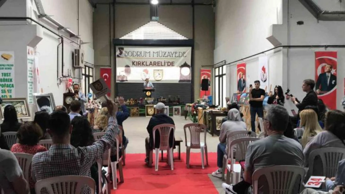 Kırklareli'nde ilk kez müzayede düzenlendi