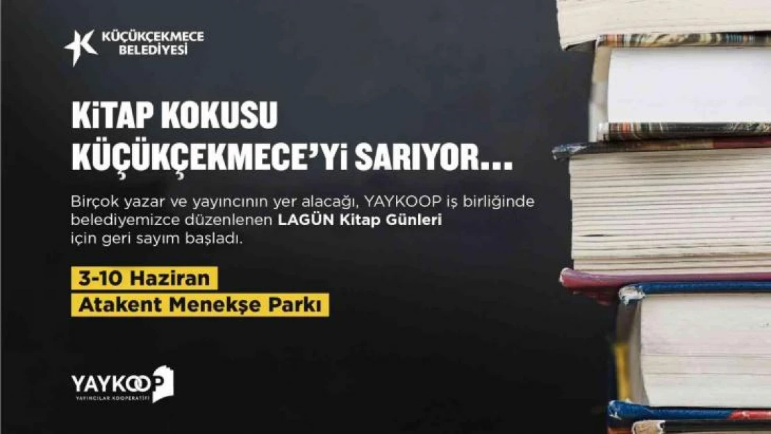 Kitap kokusu Küçükçekmece'yi sarıyor