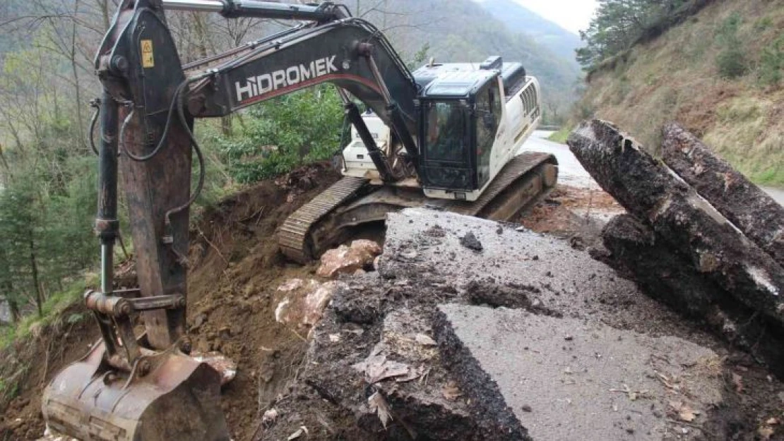 Kocaeli'de şiddetli yağış heyelana sebep oldu