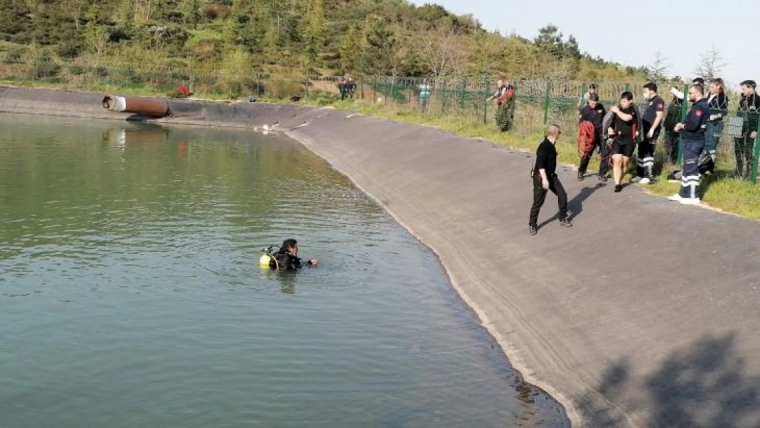 Kocaeli'de sulama göletine giren çocuk kayboldu