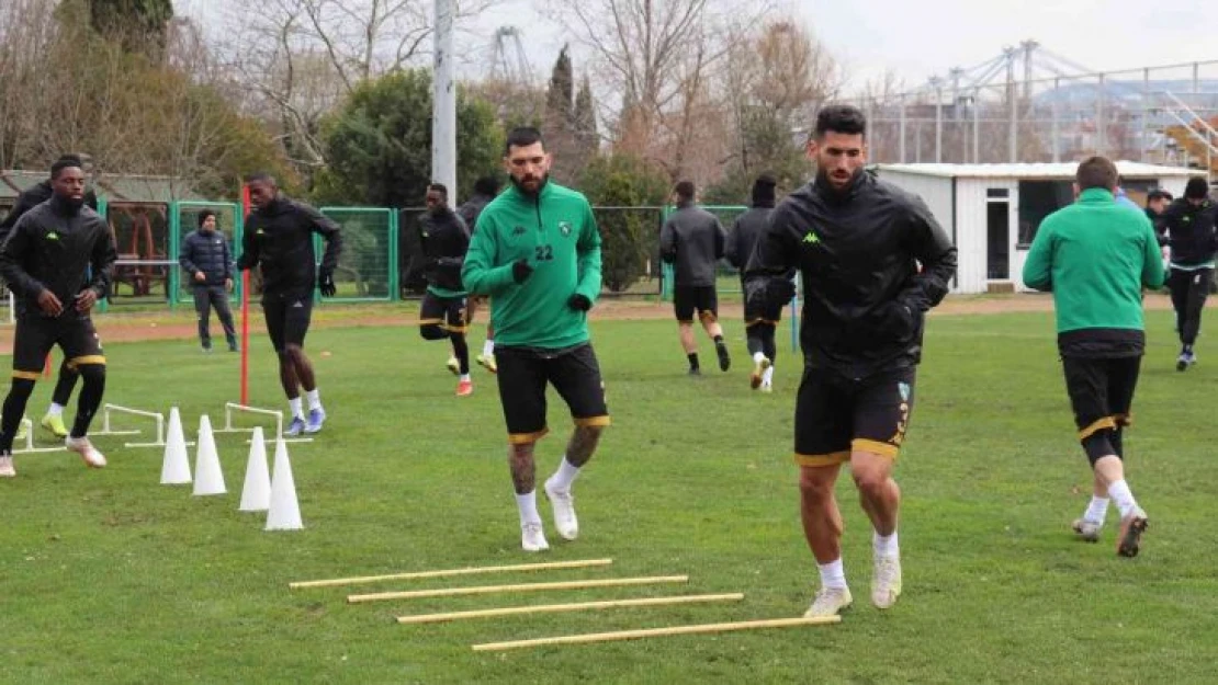 Kocaelispor, Bursaspor maçı hazırlıklarını tamamladı
