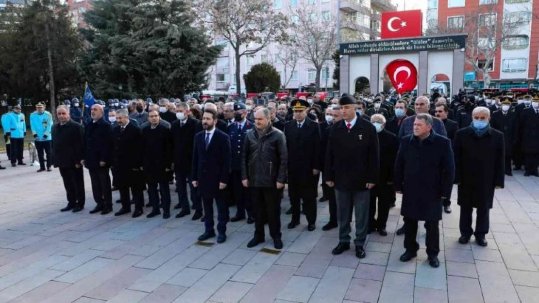 Konya'da Çanakkale Zaferi'nin 107. yıl dönümünde şehitler anıldı