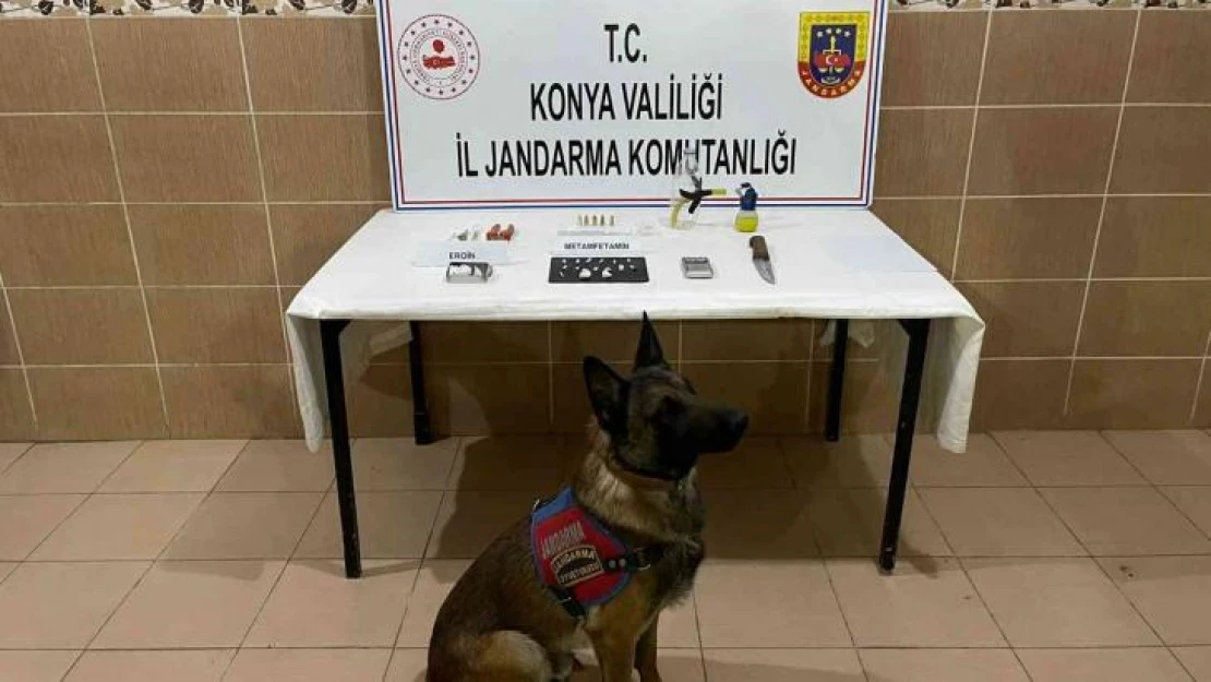 Konya'da jandarmadan zehir tacirlerine operasyon: 4 gözaltı