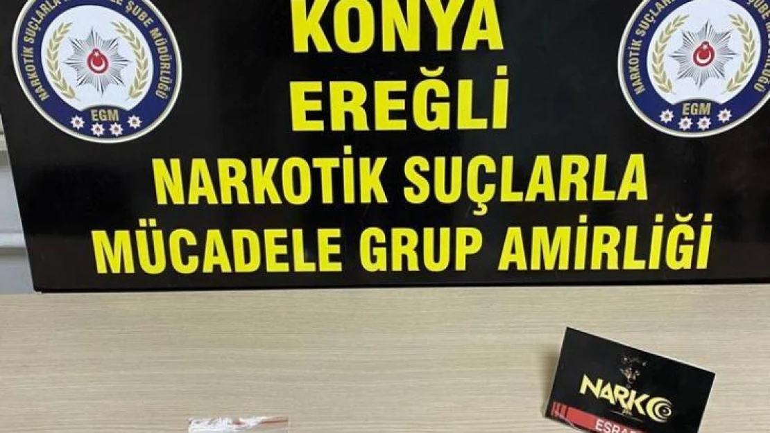 Konya'da uyuşturucu tacirlerine darbe