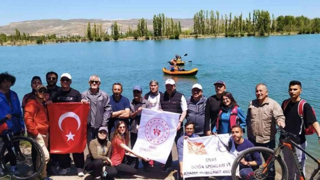 Kuraklık vurmuştu, şimdi üzerinde kano yapılıyor