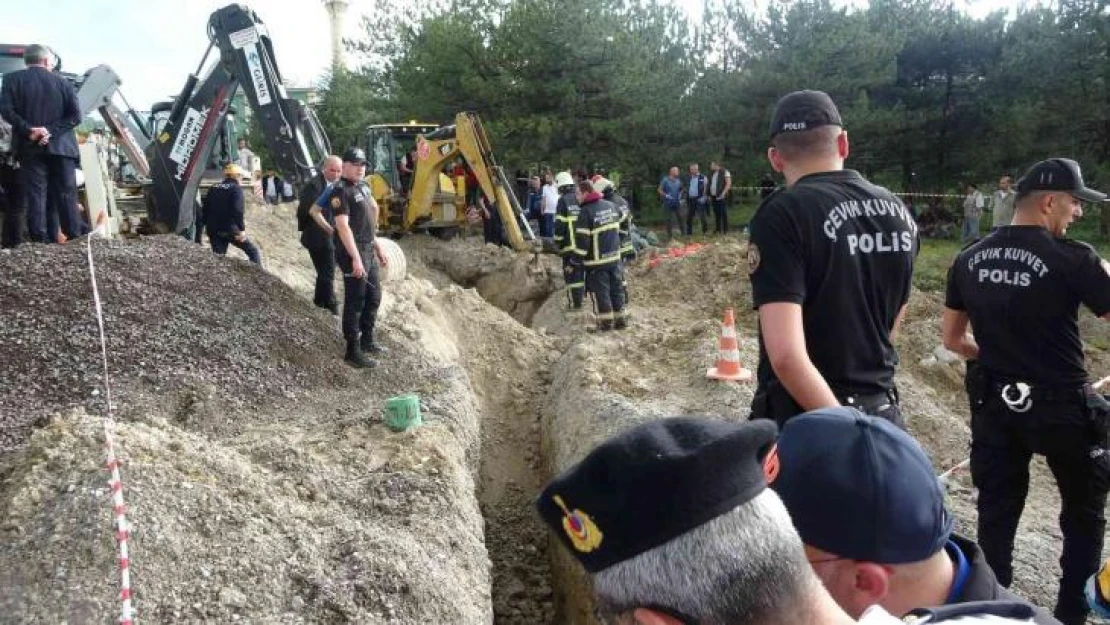 Kütahya'da yol çalışmasında göçük: 1 ölü, 1 yaralı