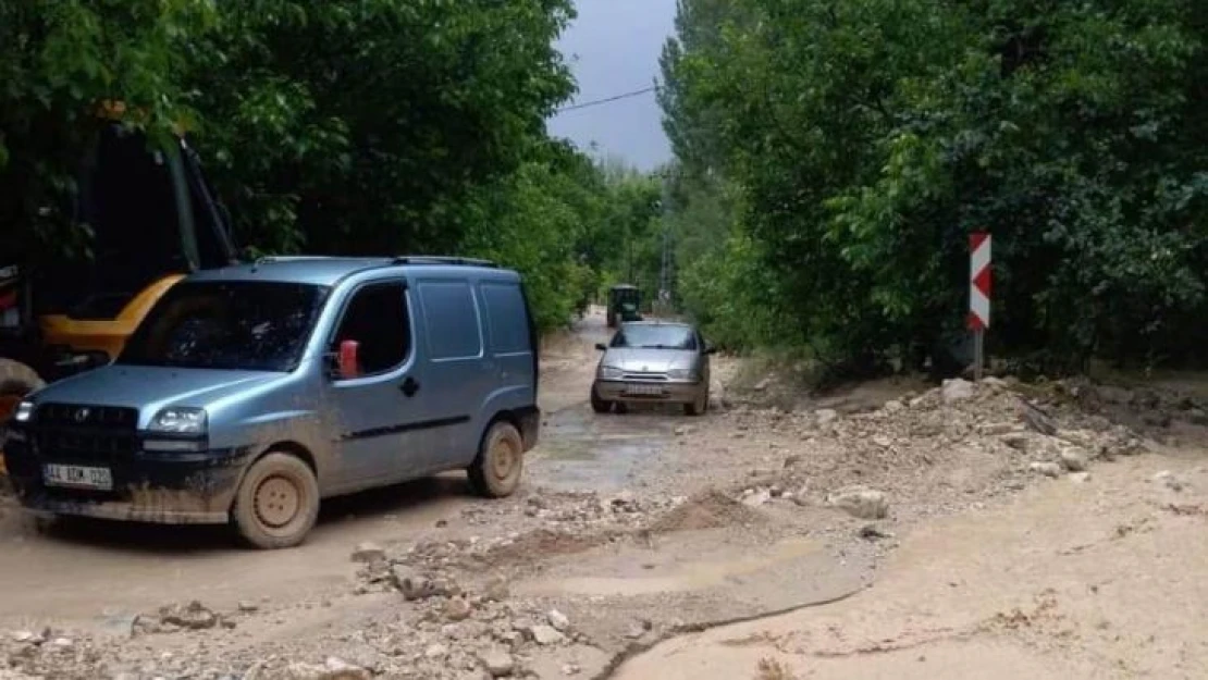 Malatya'yı sağanak vurdu