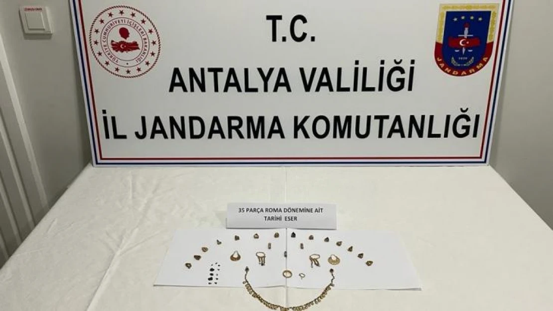 Manavgat'ta 10 milyon TL değerinde tarihi eser ele geçirildi