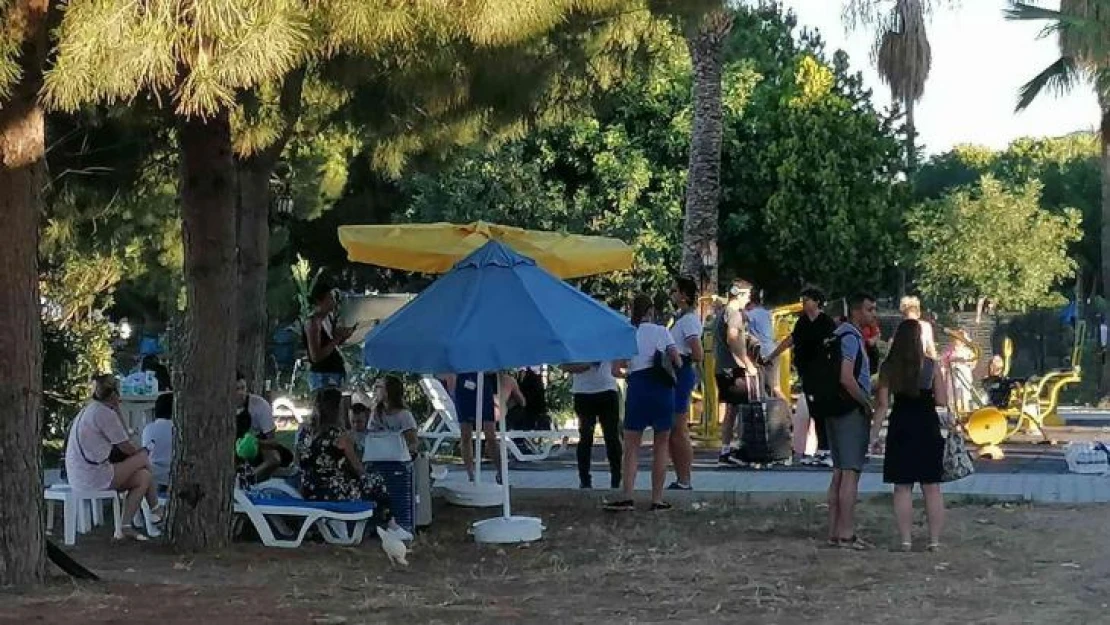 Manavgat'ta 5 yıldızlı otelde yangın paniği