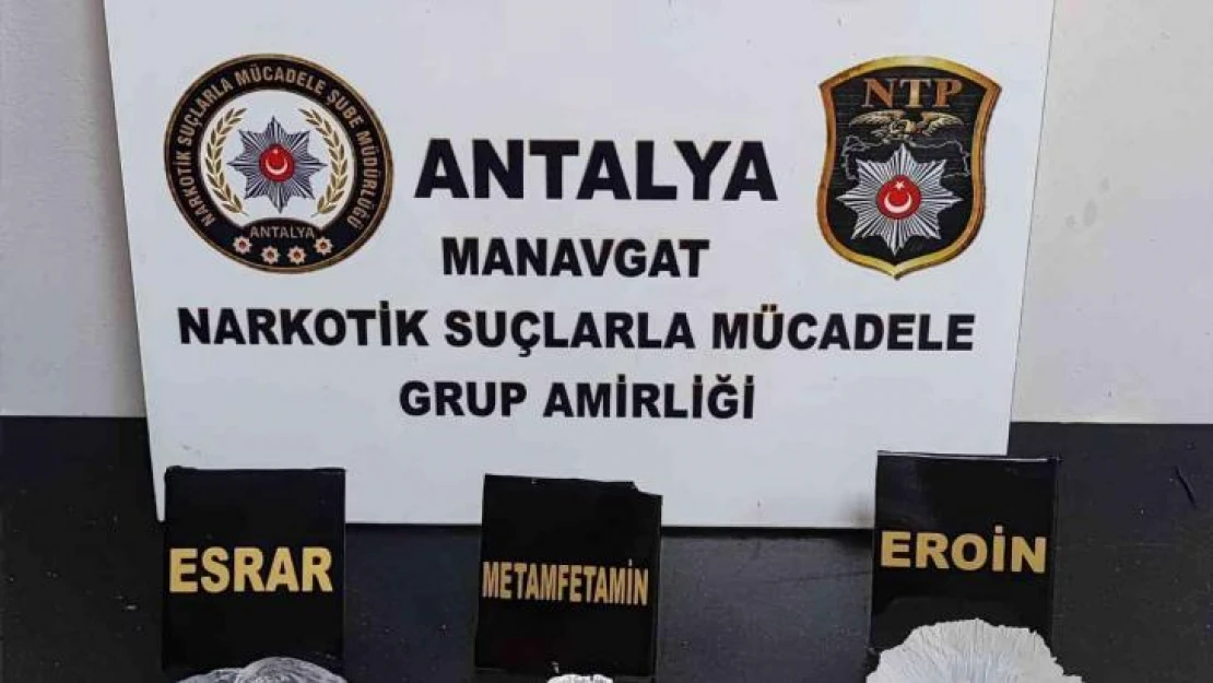 Manavgat'ta uyuşturucu ticaretine 2 tutuklama