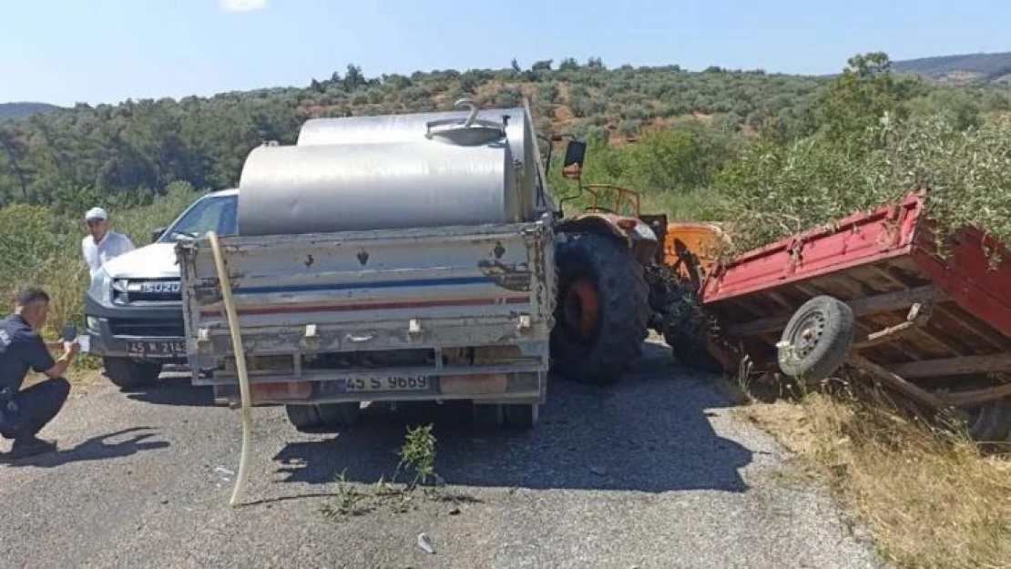 Manisa'da 3 aracın karıştığı kazada bir kişi yaralandı