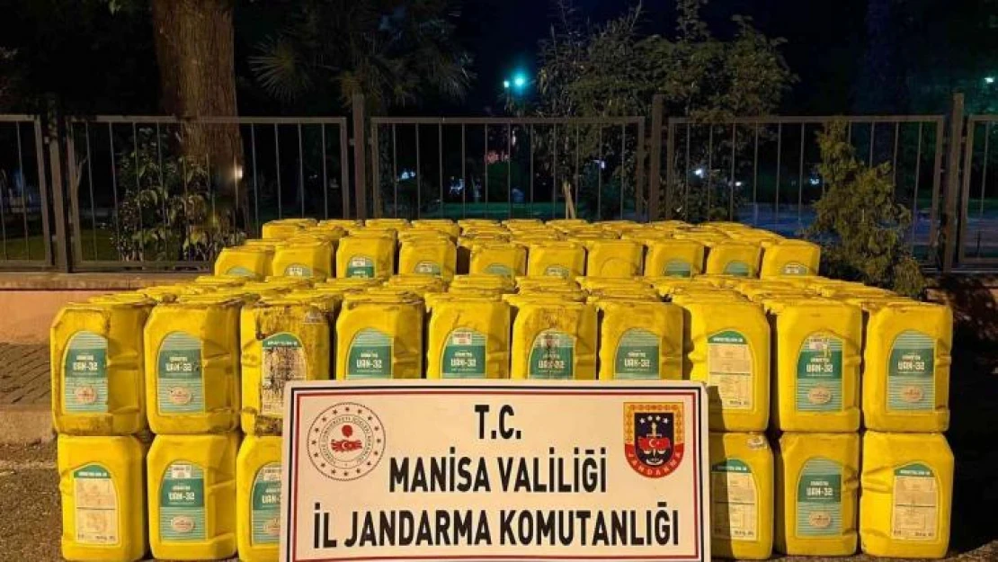 Manisa'da sıvı gübre ve kablo çalan 5 şüpheli yakalandı