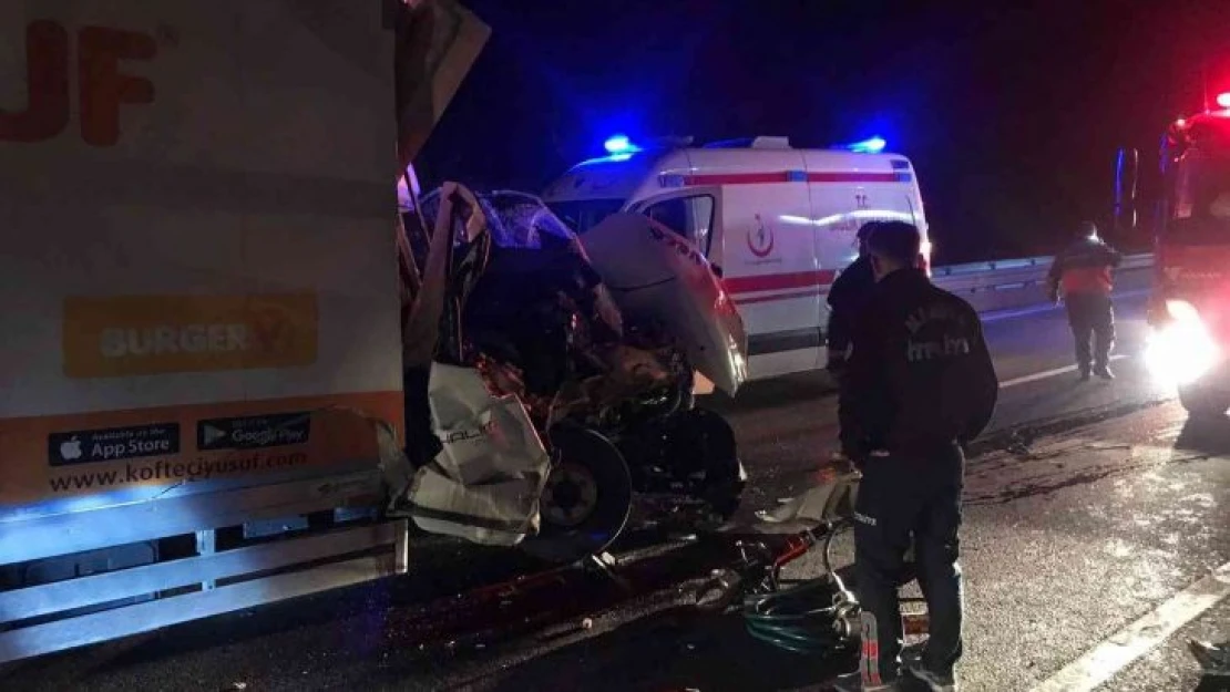 Manisa'da trafik kazası: 1 ölü