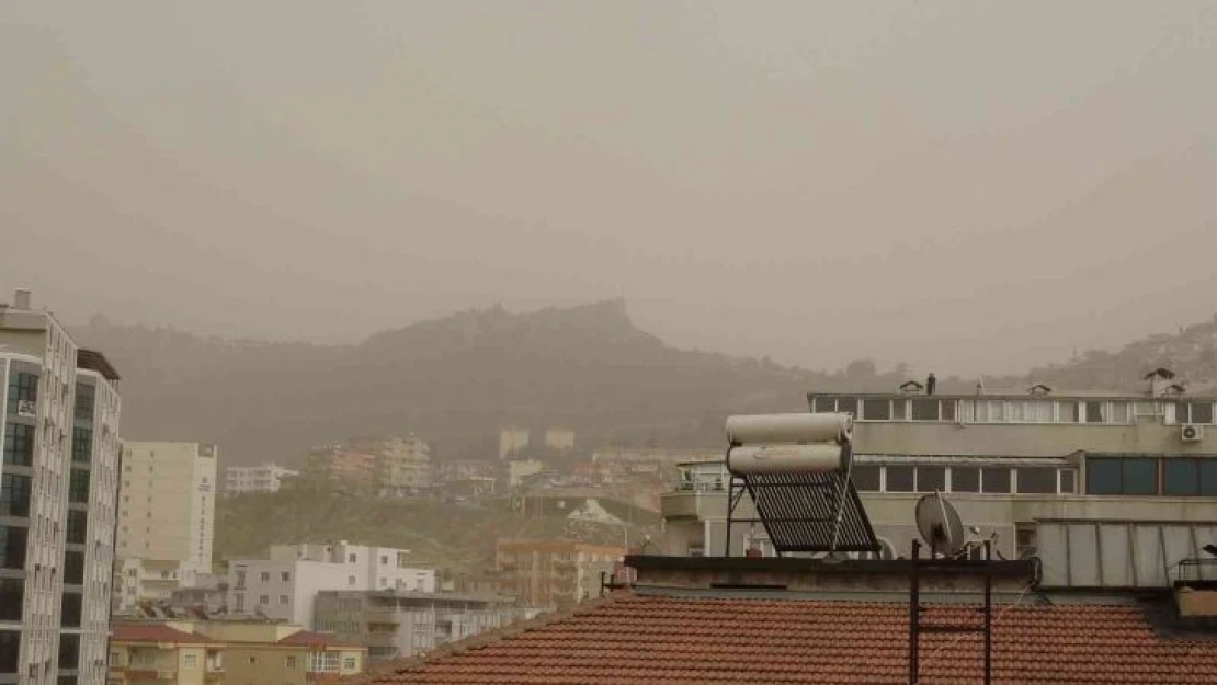 Mardin'e Mısır ve Suriye üzerinden toz taşınımı uyarısı