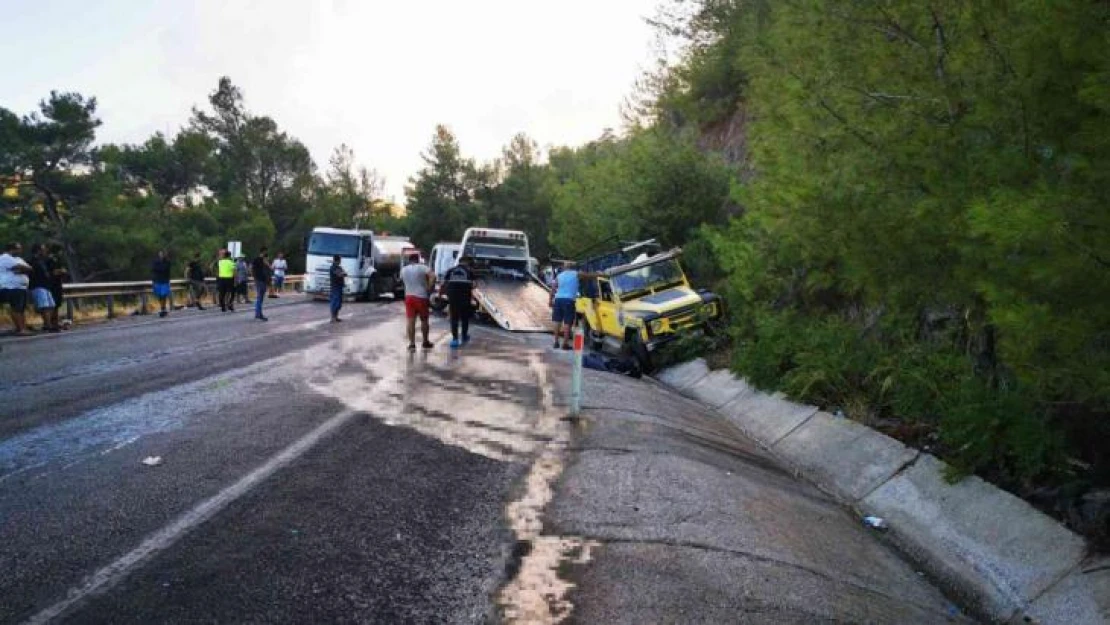 Marmaris'teki feci kazada ölenlerin cenazeleri morga kaldırıldı