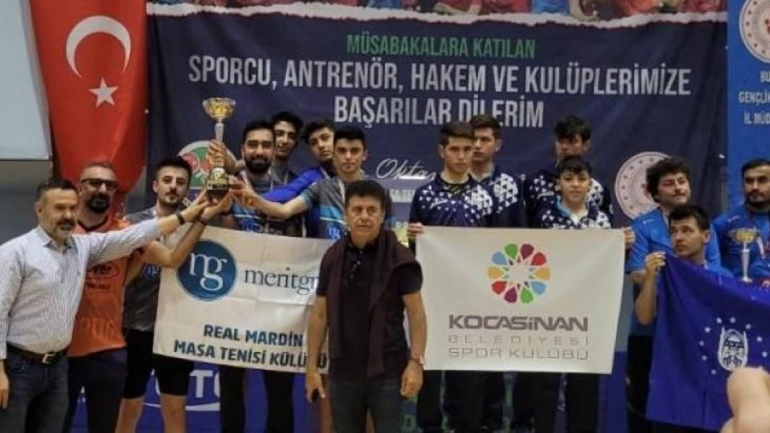 Masa tenisinde Mardin takımı Real Mardin 1. Lig'e yükseldi