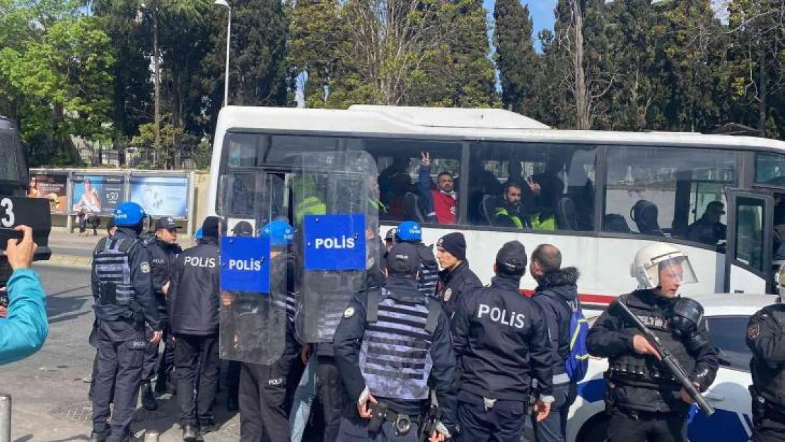 Mecidiyeköy'den Taksim'e yürümek isteyen eylemcilere müdahale