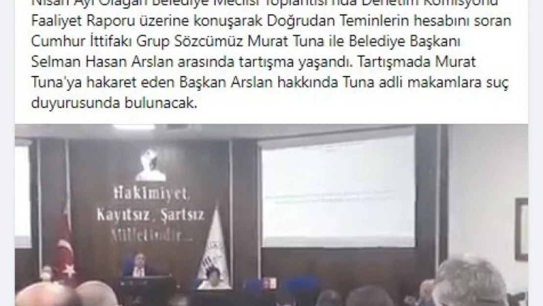 Mecliste 'kes şunun sesini' tartışması