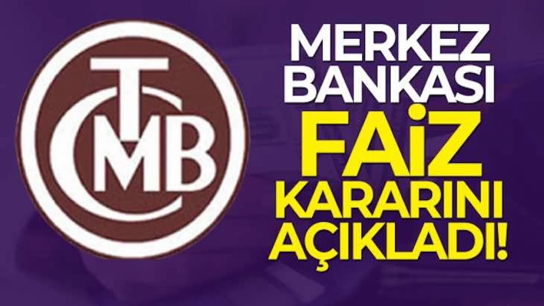 Merkez Bankası faizi değiştirmedi