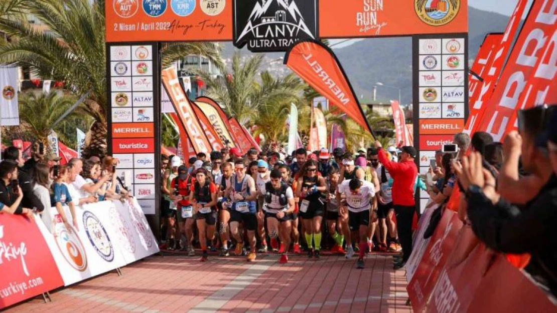 Merrell Alanya Ultra Trail 2022'de ilk birinciler belli oldu