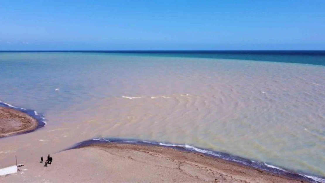 Mersin'de sel ve taşkın suları denizi çamura çevirdi