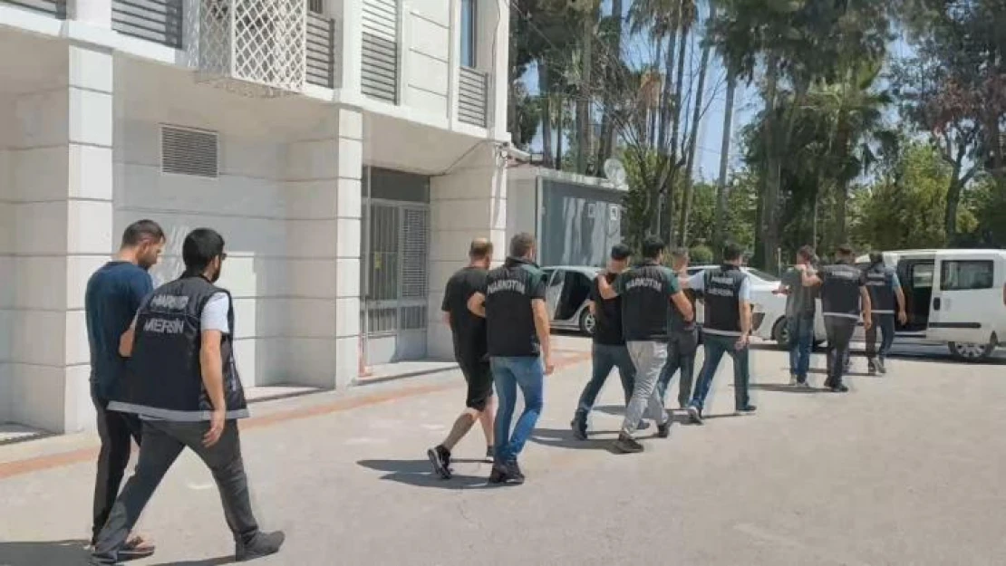 Mersin'de uyuşturucu operasyonu 10 'torbacı' yakalandı