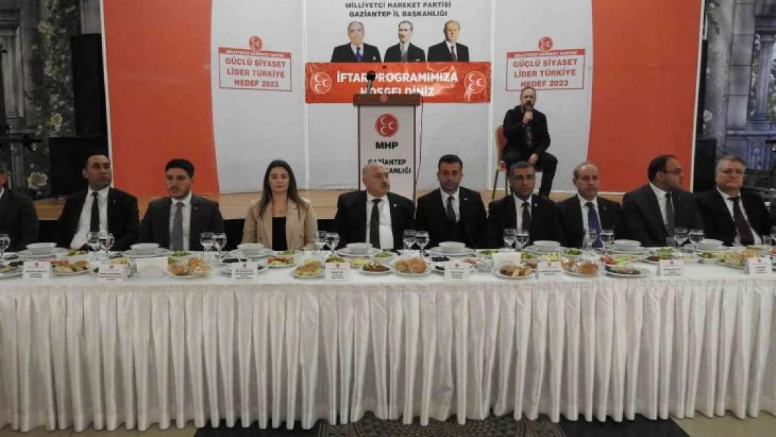 MHP Gaziantep il teşkilatı iftarda buluştu