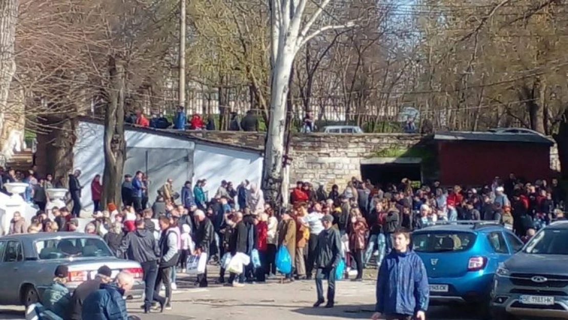 Mikolayiv'de halk su ihtiyacını nehirlerden ve akarsulardan karşılıyor