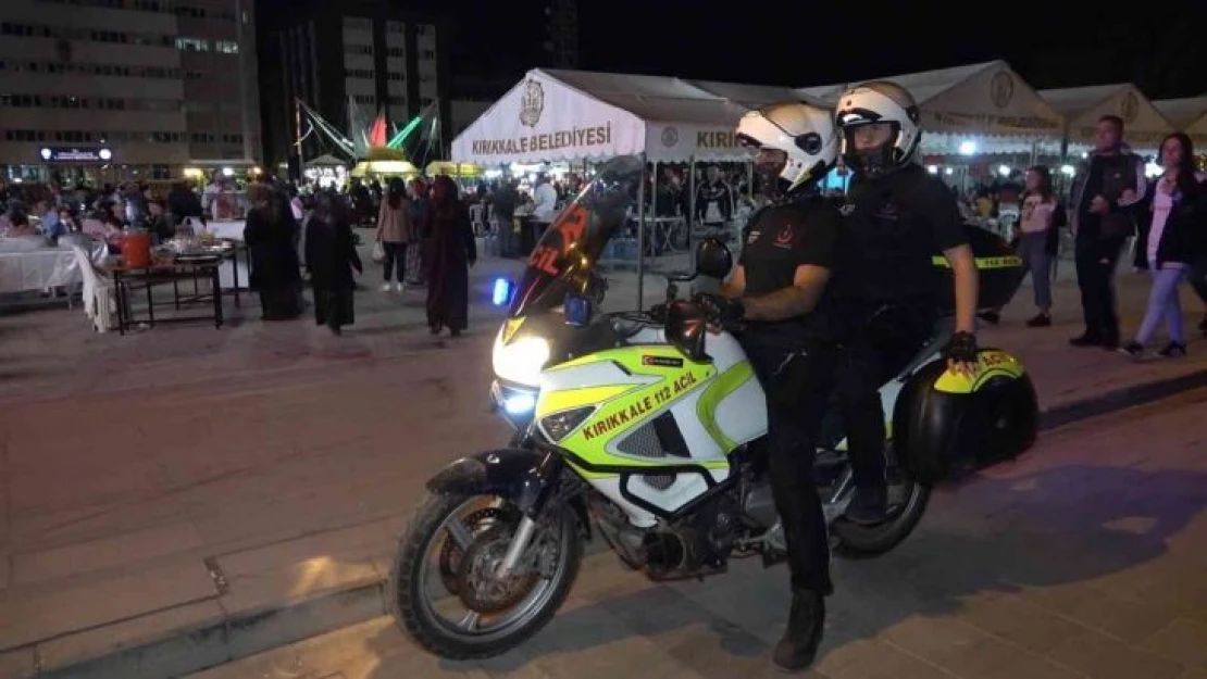 Motosiklet ambulanslar görev başında