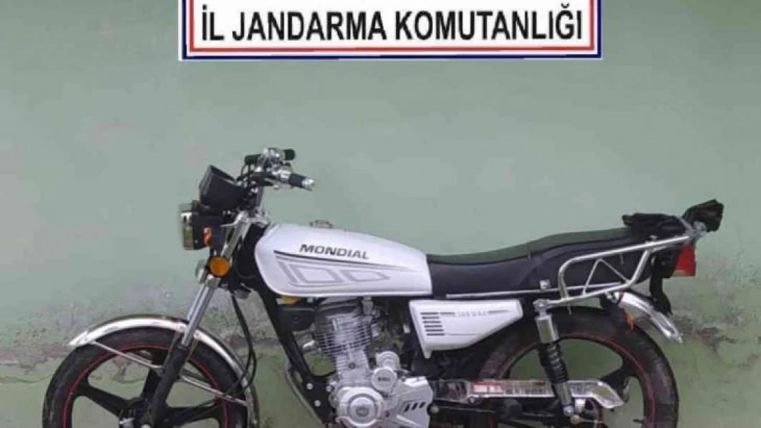 Motosiklet ve el motoru çalan şüpheli tutuklandı