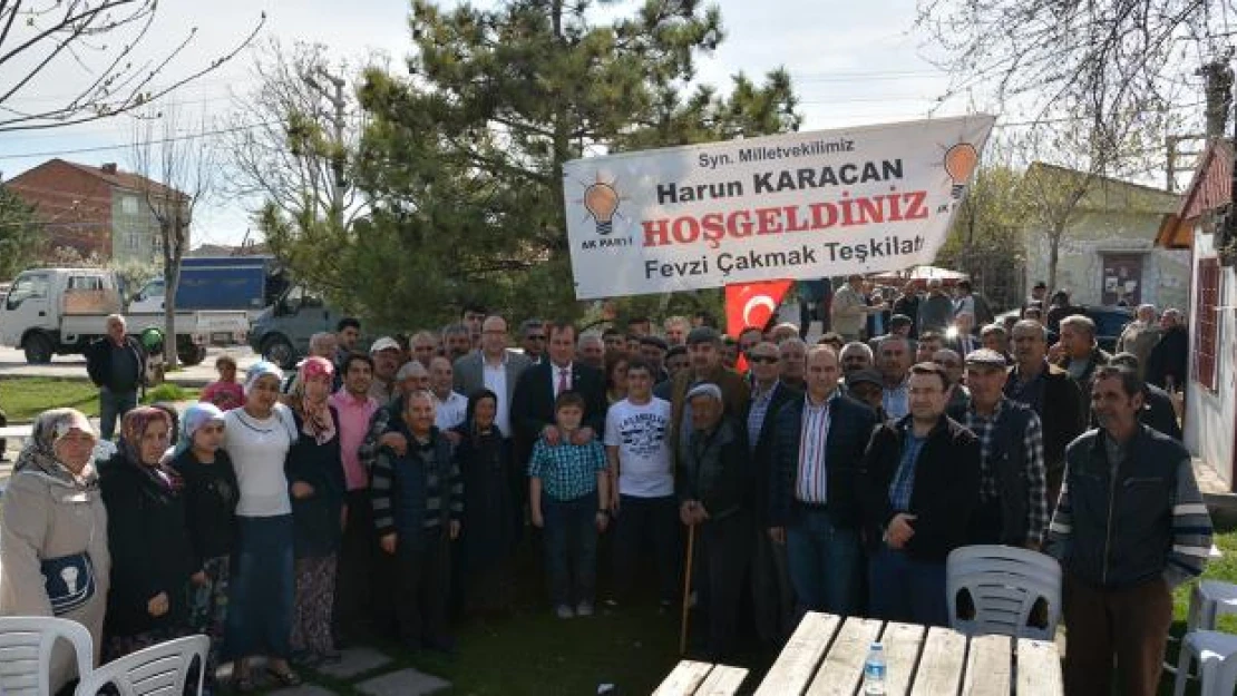 AK Parti Eskişehir Milletvekili Karacan'dan mahalle ziyaretleri