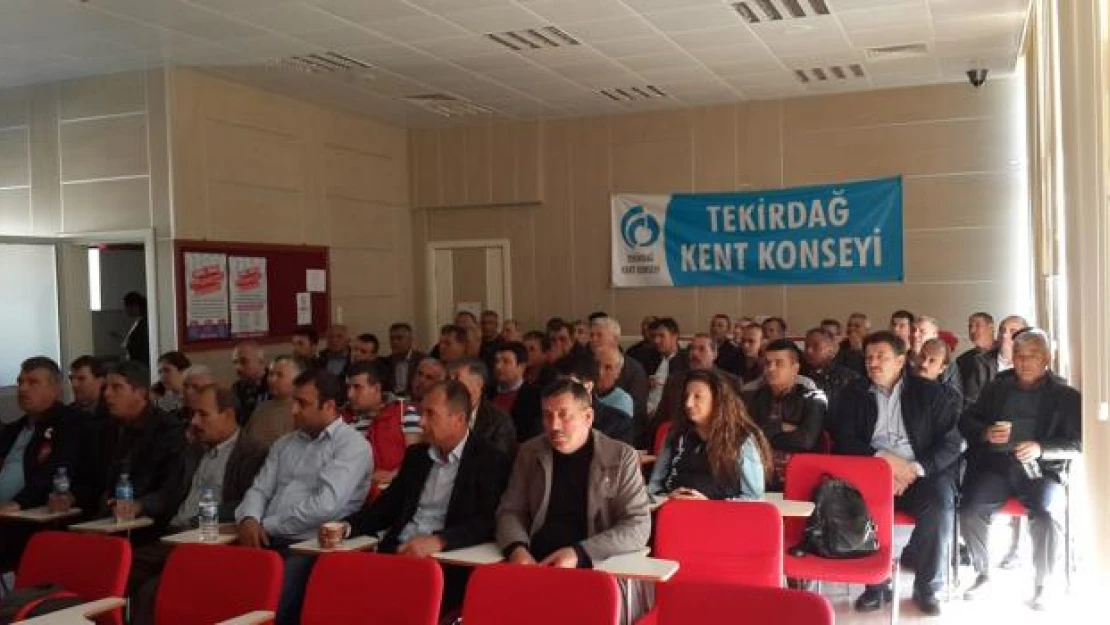 Tekirdağ İtfaiyesine İş Sağlığı ve Güvenliği Eğitimi