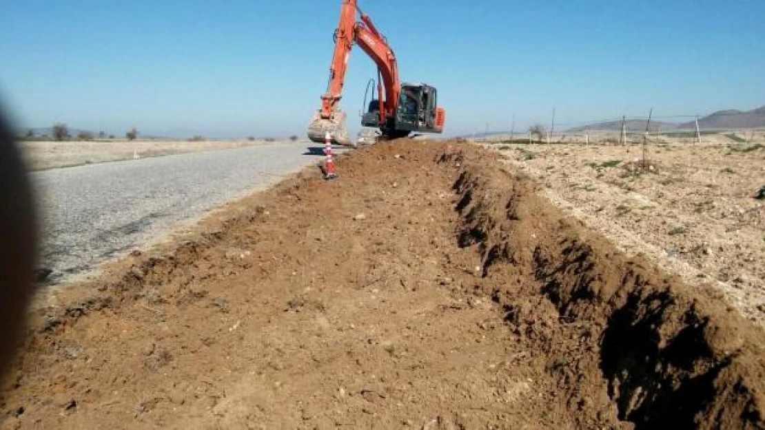 Seydişehir'de yol genişletme çalışması