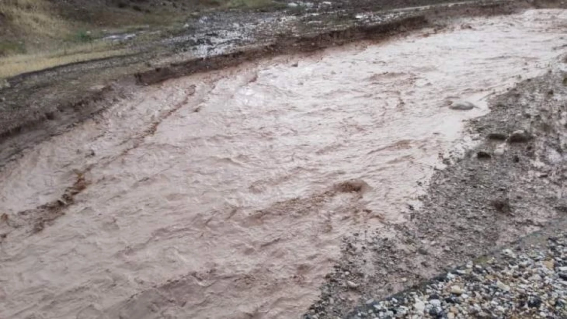 Nallıhan'da dereler taştı, tarım arazileri su altında kaldı