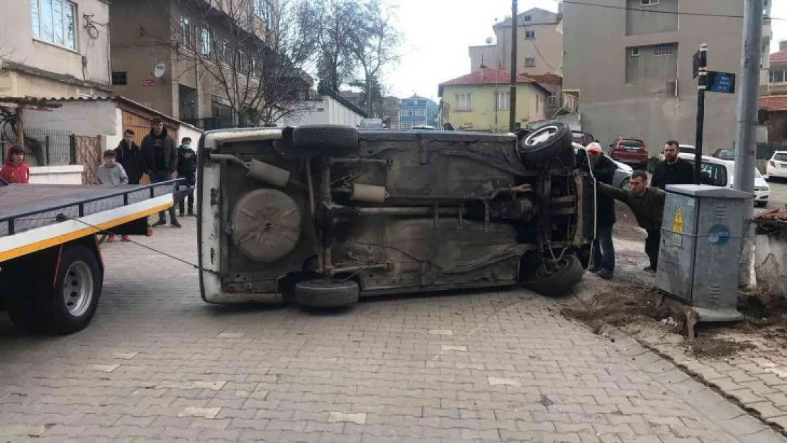 Ölümden döndü, kendinden çok arabasını düşündü