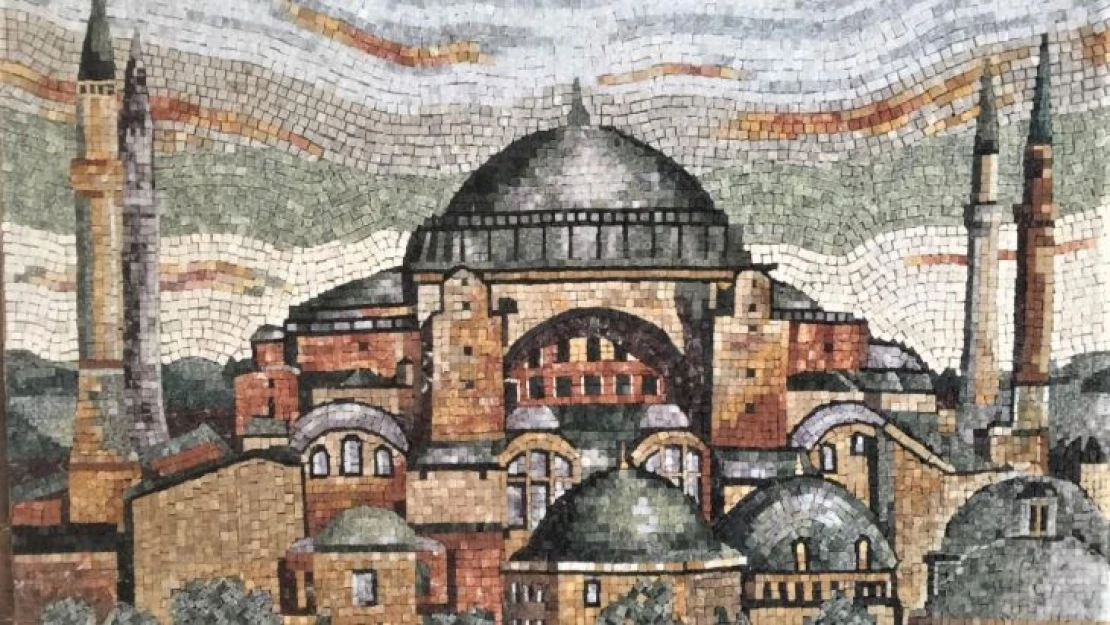 On bin taşla Ayasofya'yı resmetti