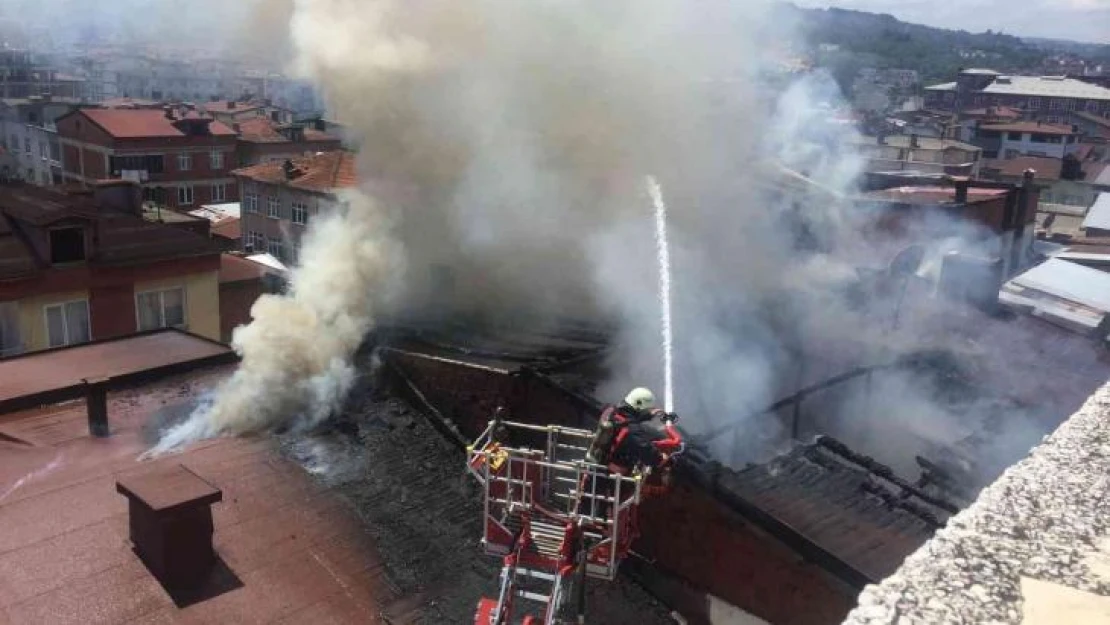 Ordu'da 5 katlı binada yangın