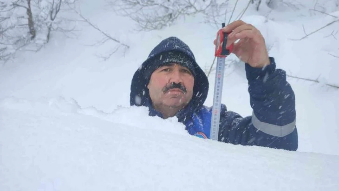 Ordu'da mart ayında kar 1.5 metreyi aştı