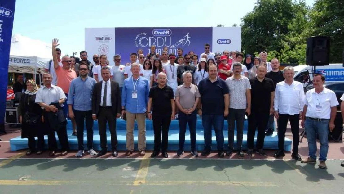 Ordu'da triatlon yarışları başladı