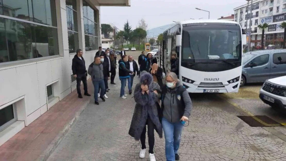 Ordu'daki fuhuş operasyonunda şüpheliler adliyede