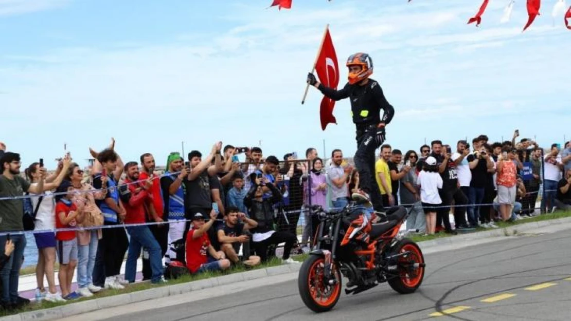 Ordu, motosiklet tutkunlarını ağırladı