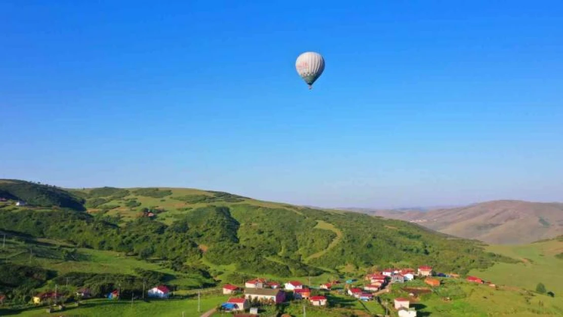 Ordu yaylalarında balon turizmi