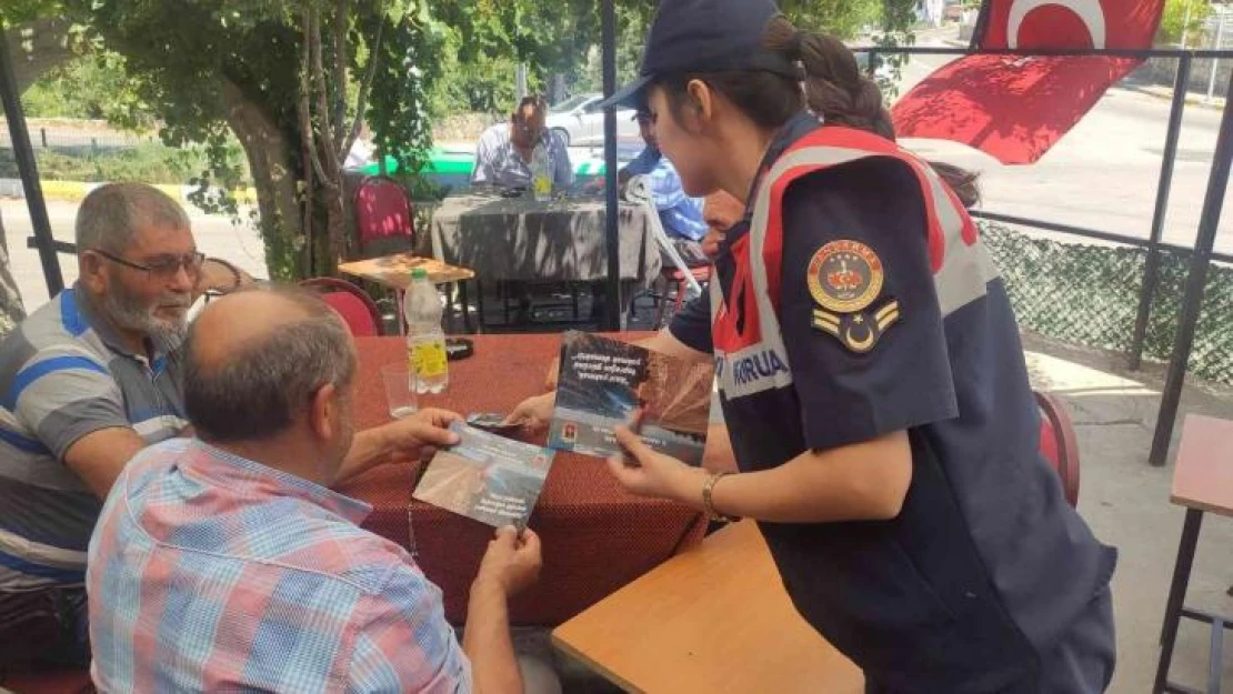 Orman yangınlarına karşı jandarma önlemi